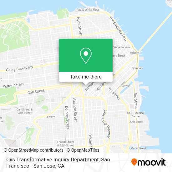 Ciis Transformative Inquiry Department map