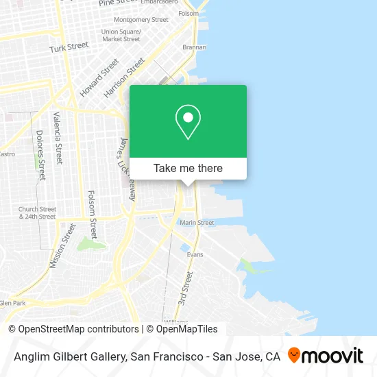 Anglim Gilbert Gallery map