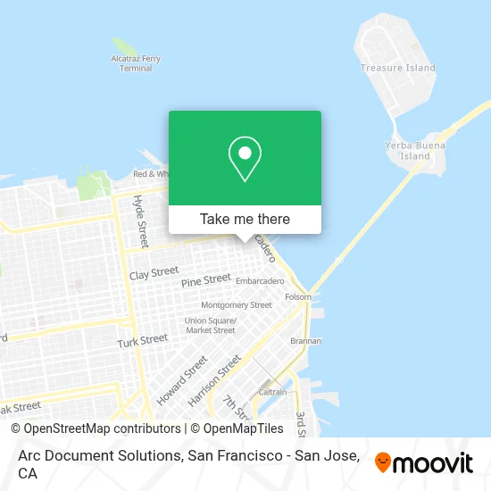 Arc Document Solutions map