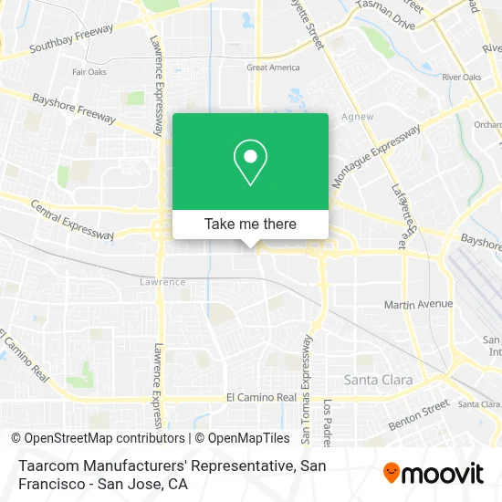 Taarcom Manufacturers' Representative map