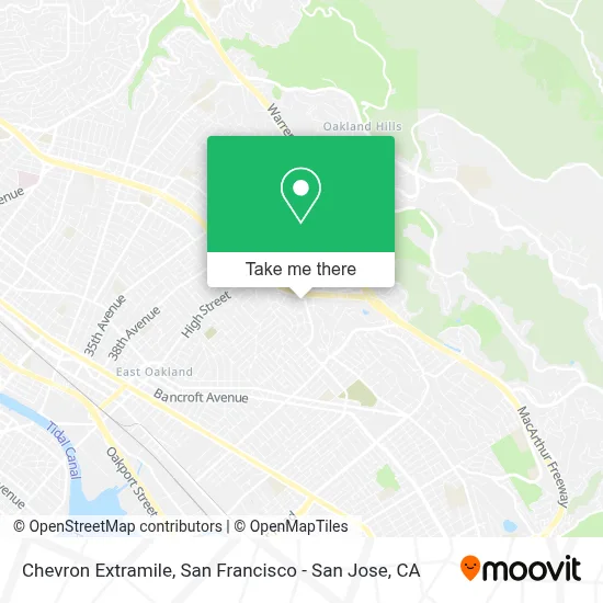 Chevron Extramile map