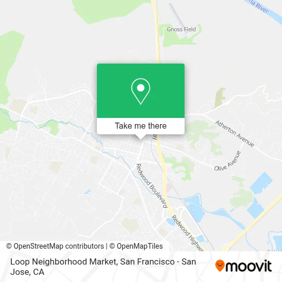 Loop Neighborhood Market map