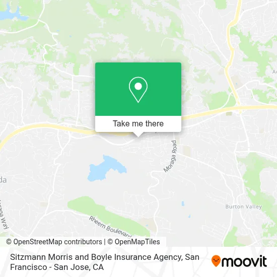 Sitzmann Morris and Boyle Insurance Agency map