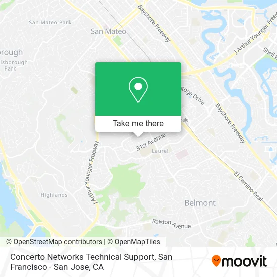 Concerto Networks Technical Support map