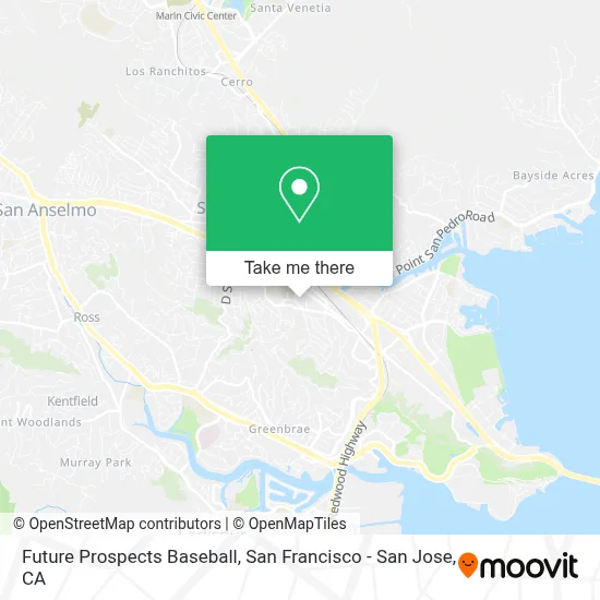 Future Prospects Baseball map