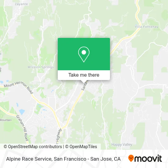 Alpine Race Service map