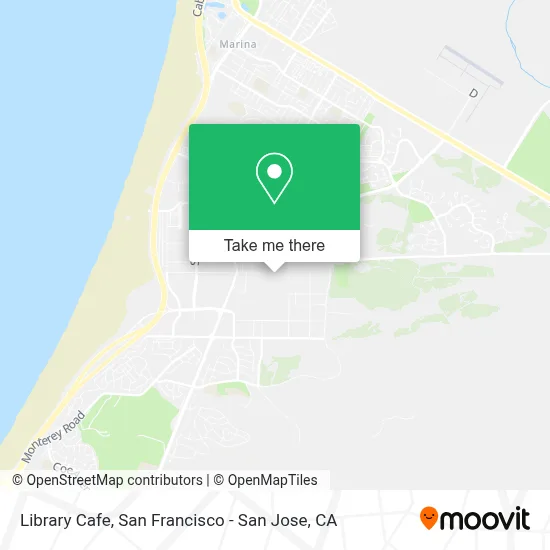 Library Cafe map