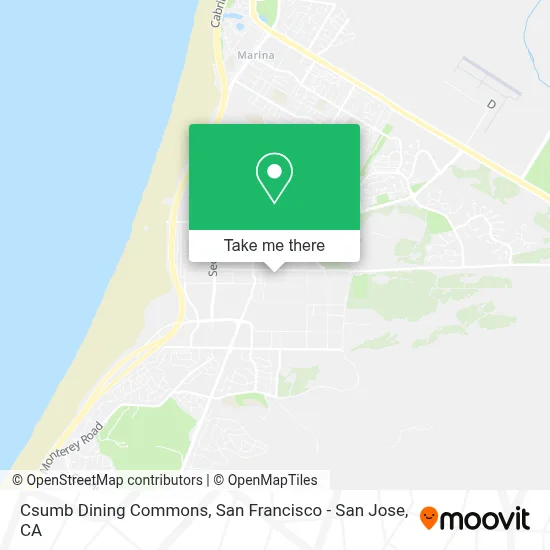 Csumb Dining Commons map