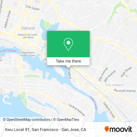 Ilwu Local 91 map