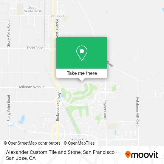 Alexander Custom Tile and Stone map