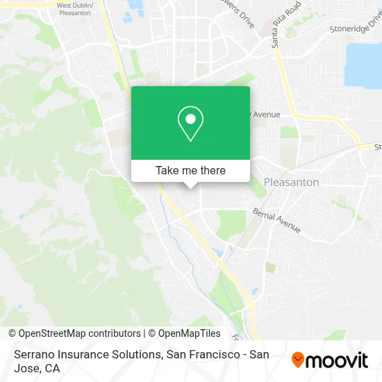 Serrano Insurance Solutions map