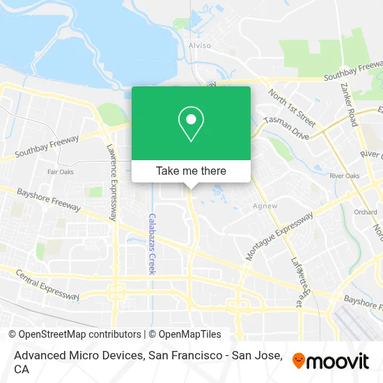 Advanced Micro Devices map
