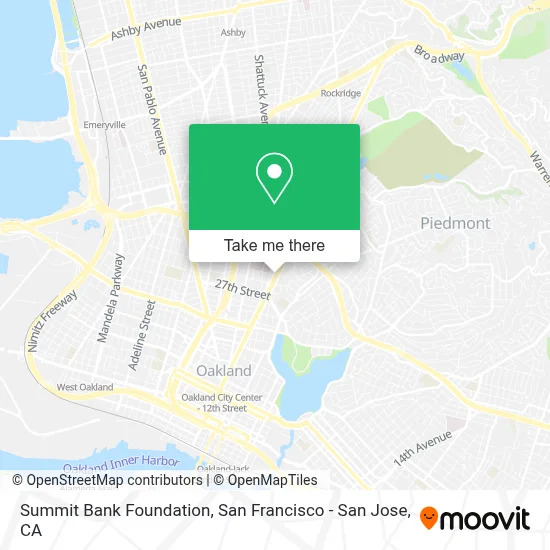 Summit Bank Foundation map