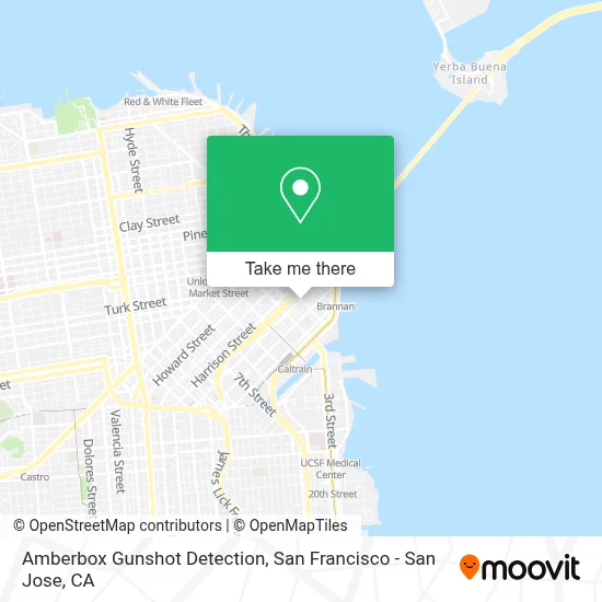 Amberbox Gunshot Detection map