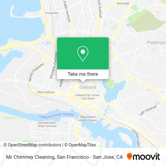 Mr Chimney Cleaning map