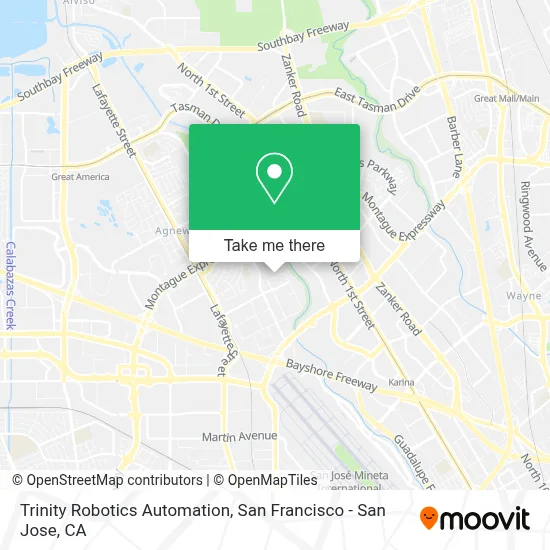 Trinity Robotics Automation map