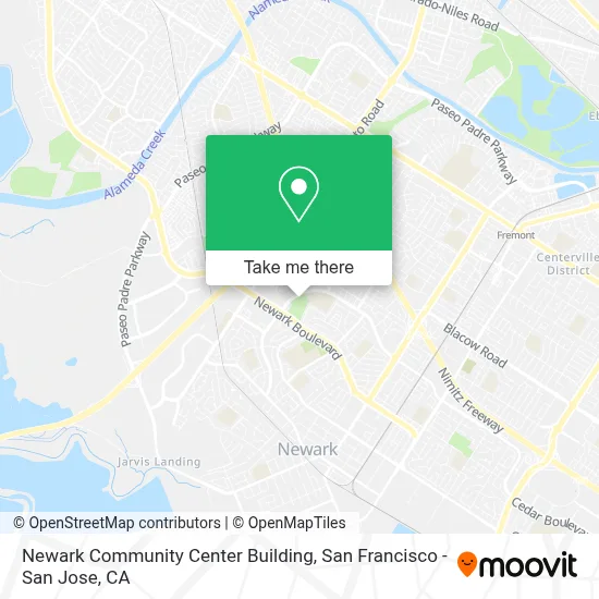 Newark Community Center Building map