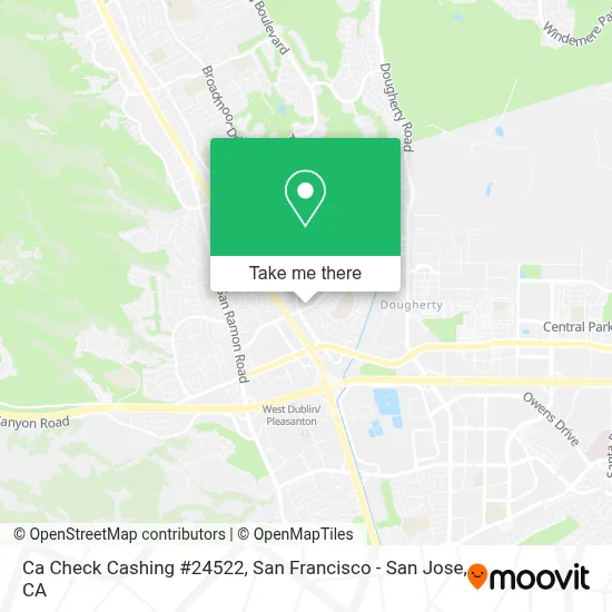 Ca Check Cashing #24522 map