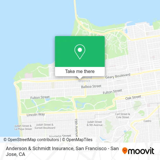 Anderson & Schmidt Insurance map