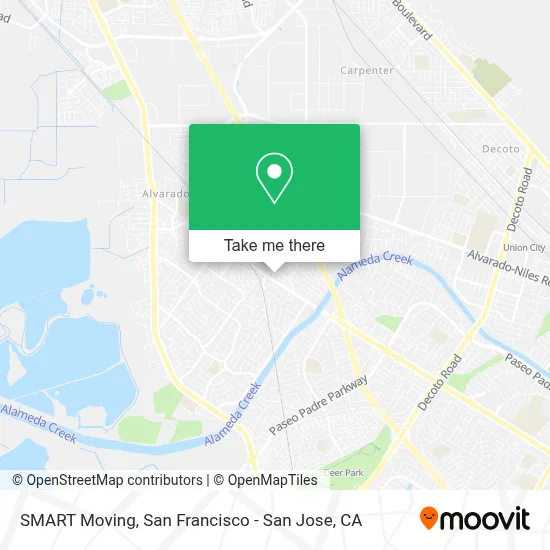 SMART Moving map