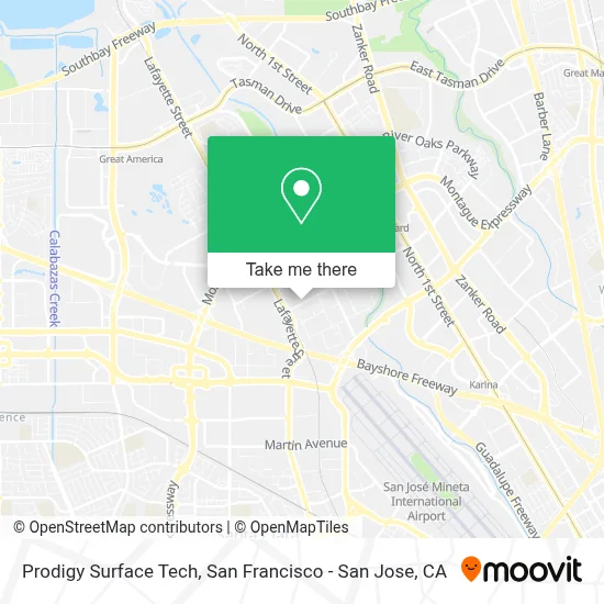 Prodigy Surface Tech map