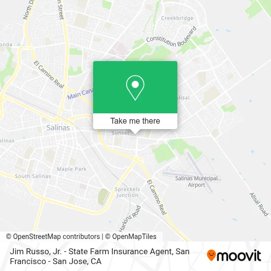 Jim Russo, Jr. - State Farm Insurance Agent map