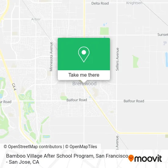 Bamboo Village After School Program map