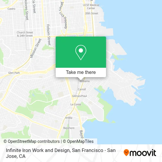 Infinite Iron Work and Design map