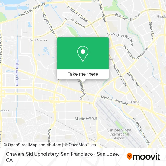 Chavers Sid Upholstery map