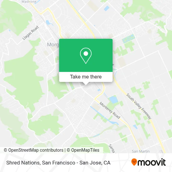 Shred Nations map