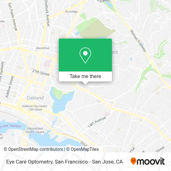 Eye Care Optometry map