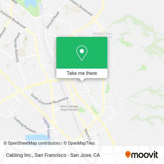 Cabling Inc. map