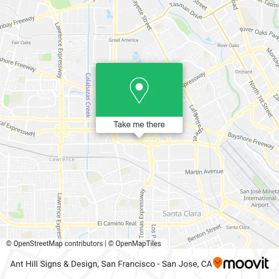 Ant Hill Signs & Design map