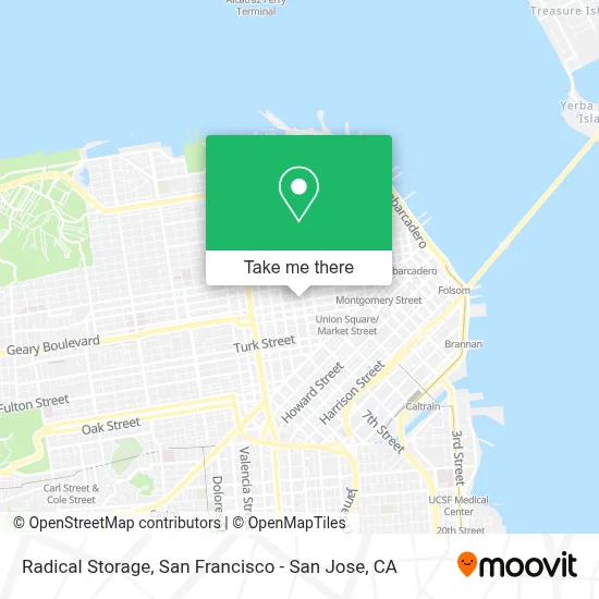 Radical Storage map