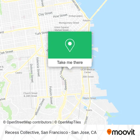 Recess Collective map