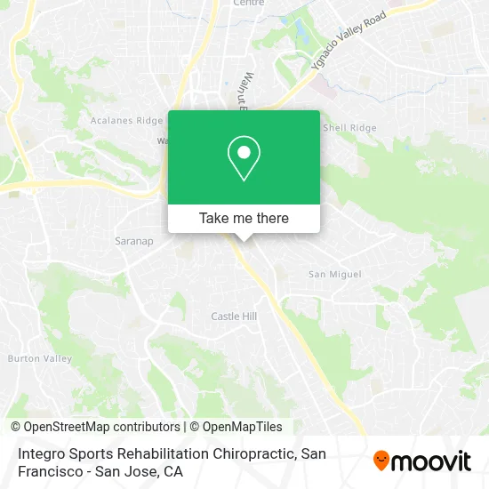 Integro Sports Rehabilitation Chiropractic map