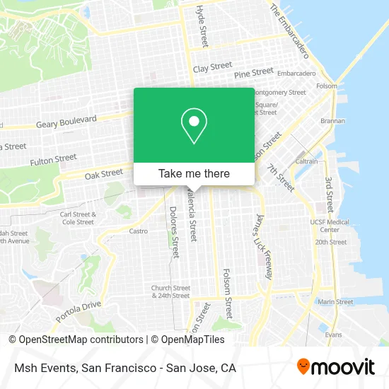 Msh Events map