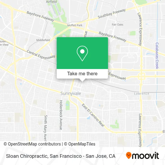 Sloan Chiropractic map