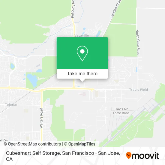 Cubesmart Self Storage map