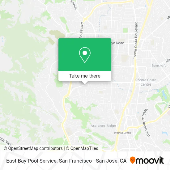 East Bay Pool Service map