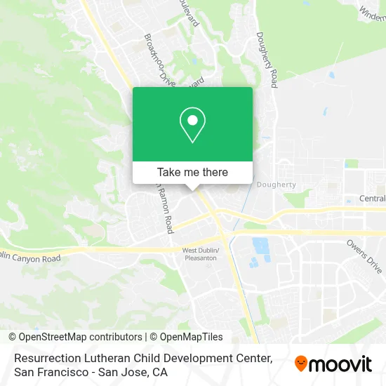 Resurrection Lutheran Child Development Center map