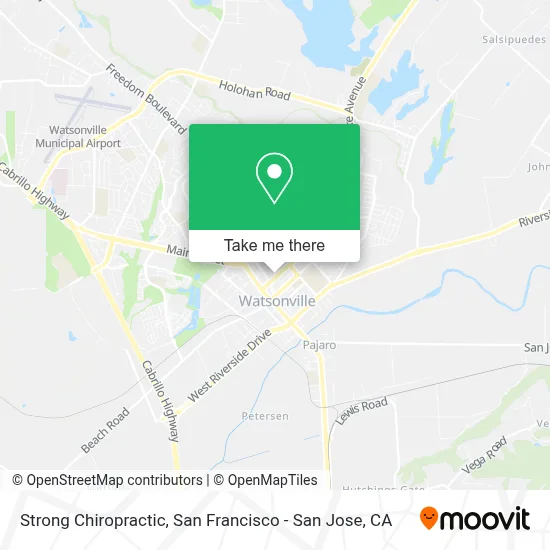 Strong Chiropractic map