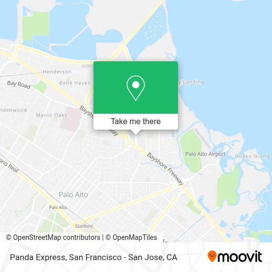 Panda Express map