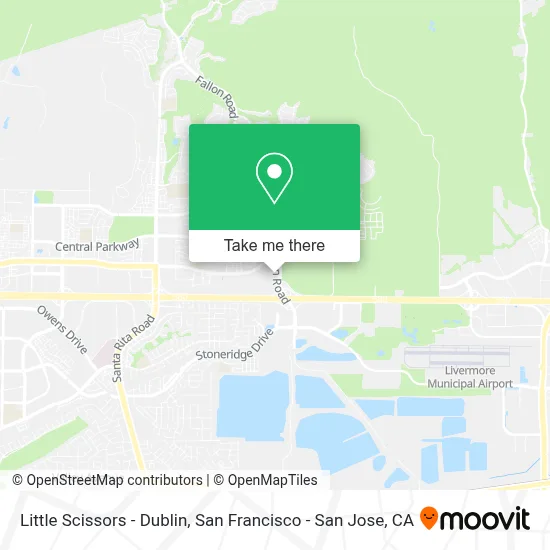 Little Scissors - Dublin map