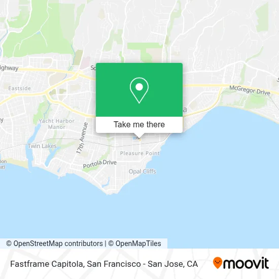 Fastframe Capitola map