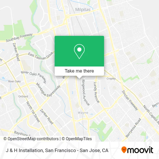 J & H Installation map