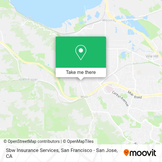 Sbw Insurance Services map