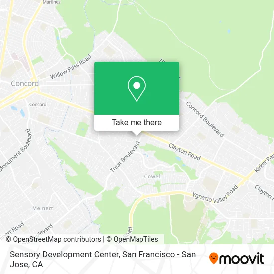 Sensory Development Center map