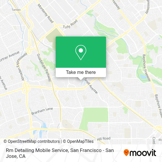 Rm Detailing Mobile Service map