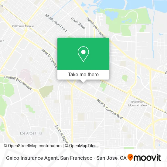 Geico Insurance Agent map
